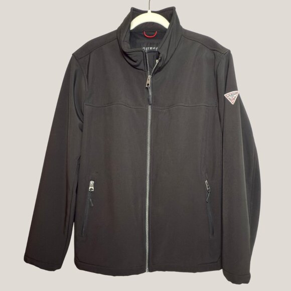 GUESS Men's Black Jacket, XL Water Resistant - Picture 1 of 6